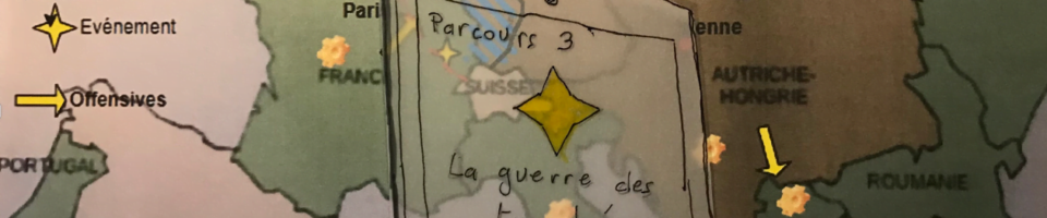 Réalité augmentée pour l'histoire via une carte scénarisée