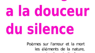 Ton visage a la douceur du silence. Poèmes sur l'amour et la mort les éléments de la nature, le rêve de l'enfance, la vie. Par Bernard Hulin.